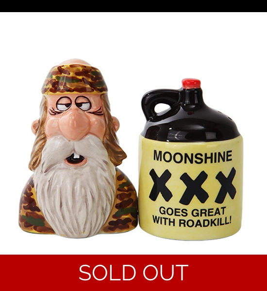 Moonshine Salt & Pepper Shakers